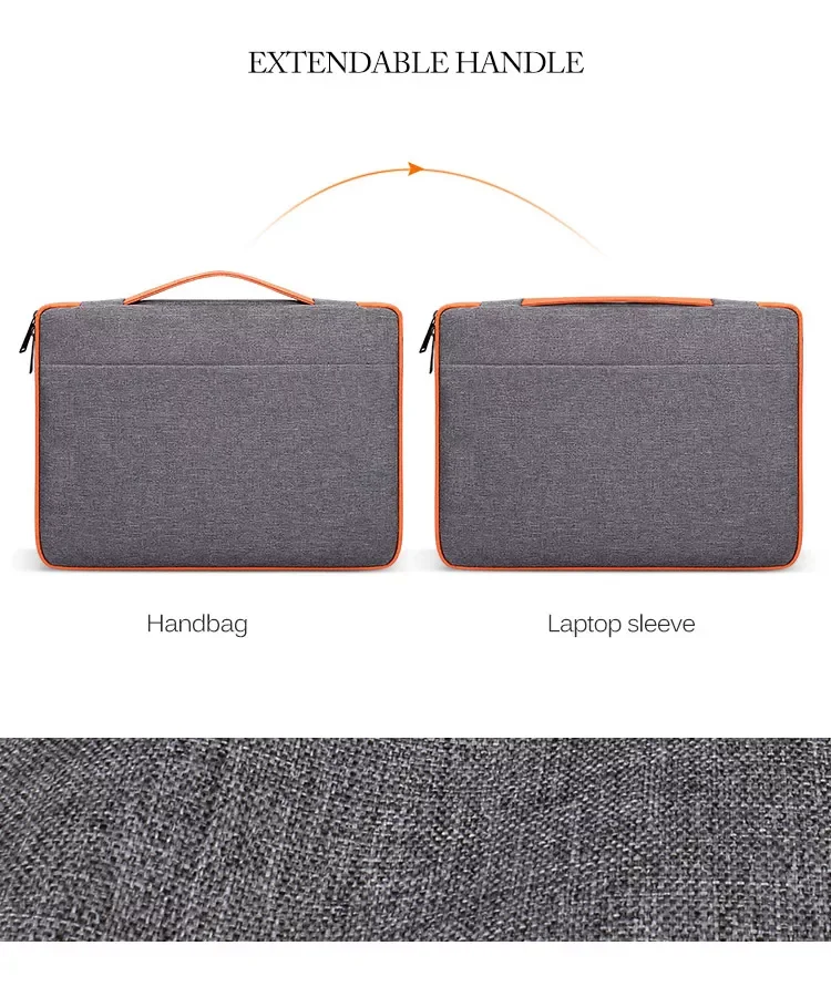 Waterproof Berifcase Custom Polyester Laptop Bags & Covers For Macbook/DELL/Lenovo