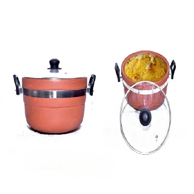 Premium Quality Bhagona Glass Lid  with Durable Stainless Steel