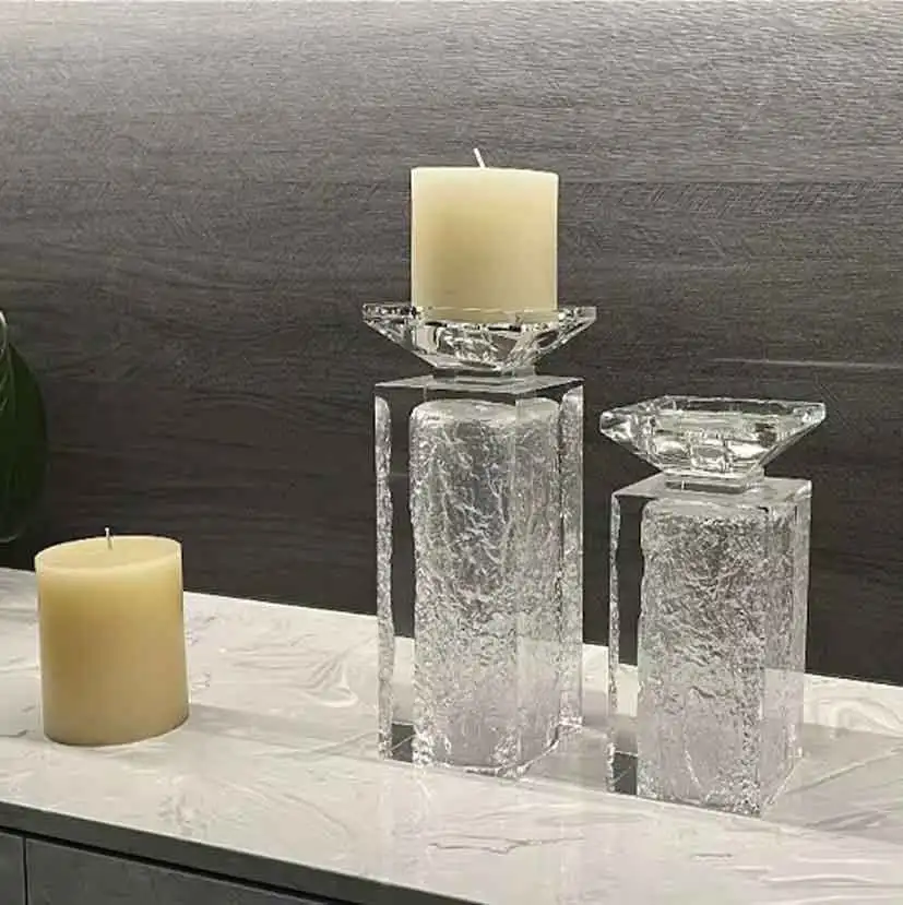 candle holders clear New style acrylic wedding centerpiece candelabra for party and mariage decoration candle stand candelabra