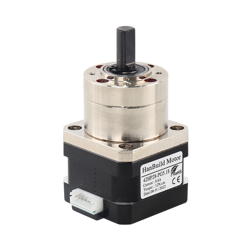 HanBuild Nema 17 Planetary Gearbox Stepper Motor 17HS2408S-PG Reduction Ratio 51/71/100-1 for 3D Printer Display 42 Gear  motor