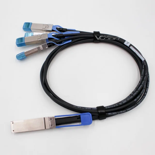 2 м QSFP-4SFP25G-CU2M Cisc0 совместимый 100G QSFP28 до 4x25G SFP28 кабель