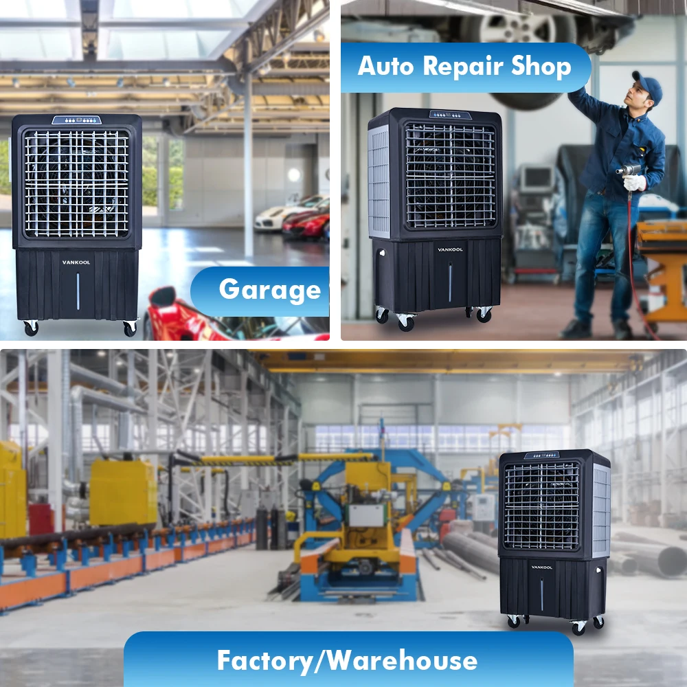 Portable Industrial Evaporative Coolers Ac Climatiseur Portable Airconditioner Air Cooling Fan Air Evaporative Cooling System CB