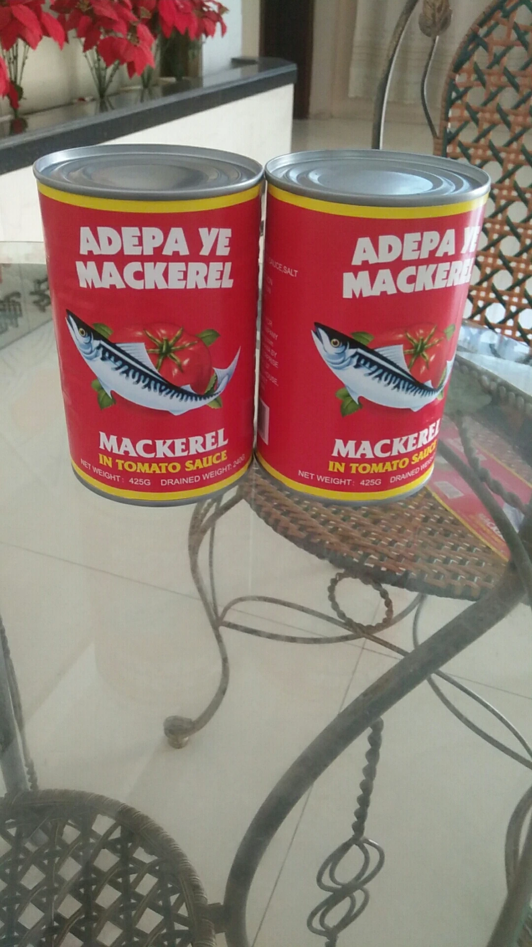 
Canned Mackerel Fish 