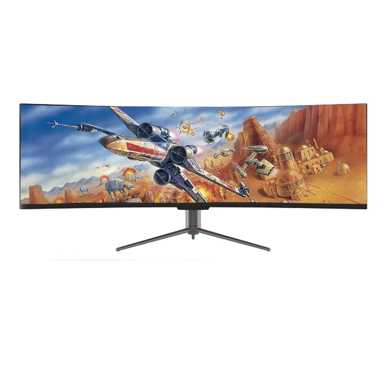 32:9 5120*1440 20 Гц R1800 безрамочный freesync 49 дюймов изогнутый 4k монитор настольного компьютера для ПК