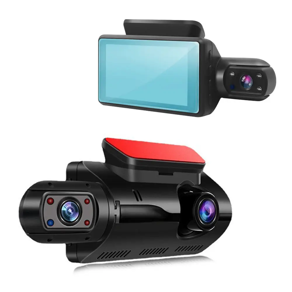 Car Camera Dvr Driving Recorder Full HD Wide Angle Dual Lens Car Dash Cam Front And Inside Wifi Car Black Box Dashcam