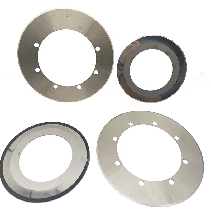 circular slitting disc round knifes blades tungsten carbide blades knifes for cutting meat