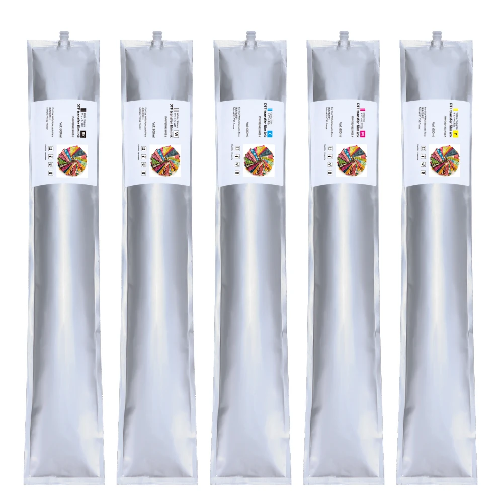 Xcellent 600ml PHT50 Pigment DTF Ink Cartridge With Chip For Mimaki TFX150-7 Printer Direct To Film DTF Ink Bag