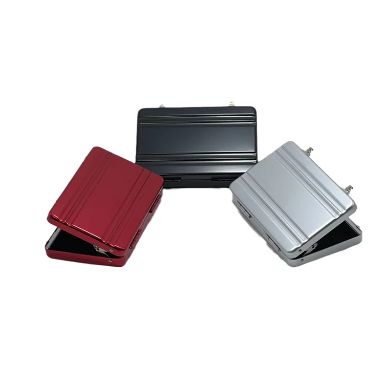 2024 Wholesale Briefcase Business Card Holder Bulk Aluminum Card Wallet Funky Wallet Card Cases