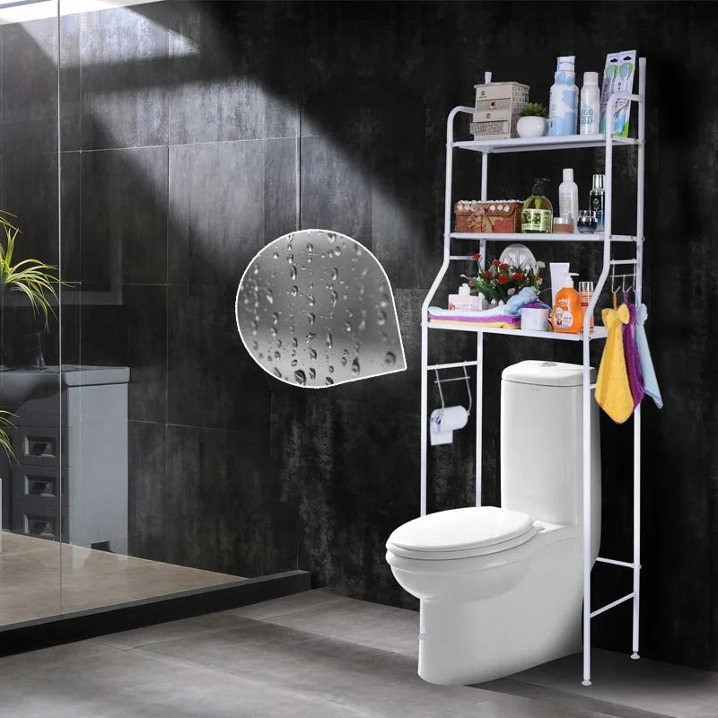 2024 Hot Sale Bathroom Rack Toilet Shelf Over Washing Machine Storage Rack