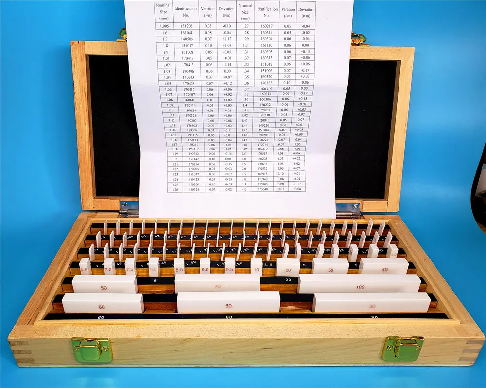 Gauge Block Set Measuring Tool Micrometer Sliding Gauge Block