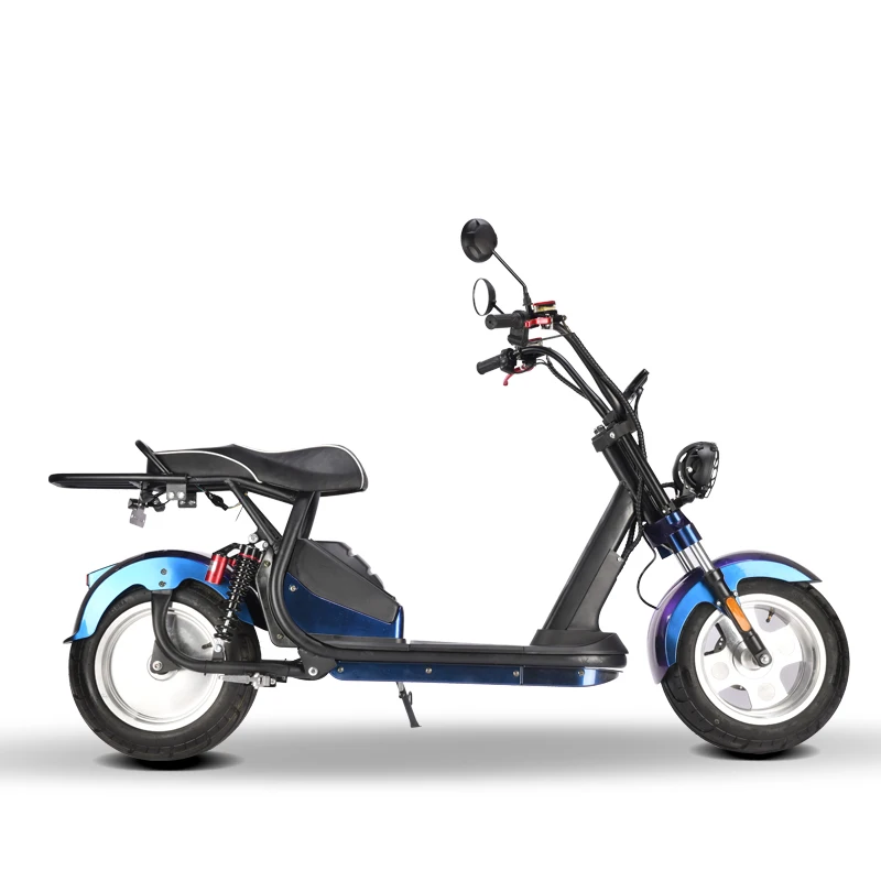 EEC and COC approval Fat Tire Lithium battery Electric Citycoco scooter 2000 w