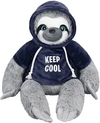 2022 New Design Customization Cute soft toy sloth Stuffed Animal 30 Inch Sloth Doll in Hoodie Plush Toy