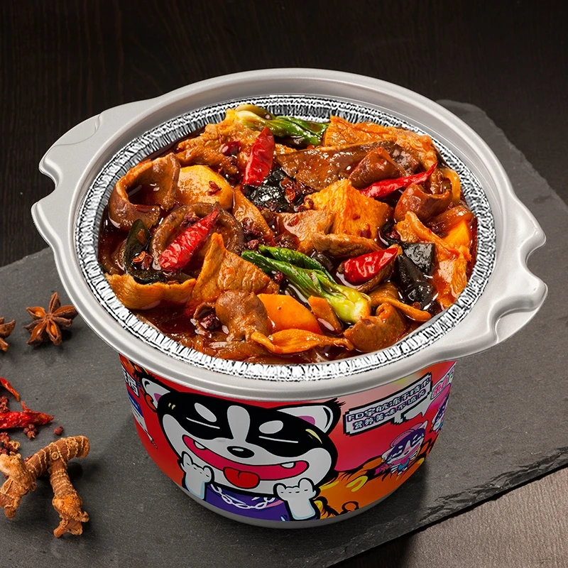 Оптовая продажа, самонагревающийся пищевой горшок, мгновенный самонагревающийся горшок, Китайский знаменитый zihaiguo, Самонагревающиеся блюда