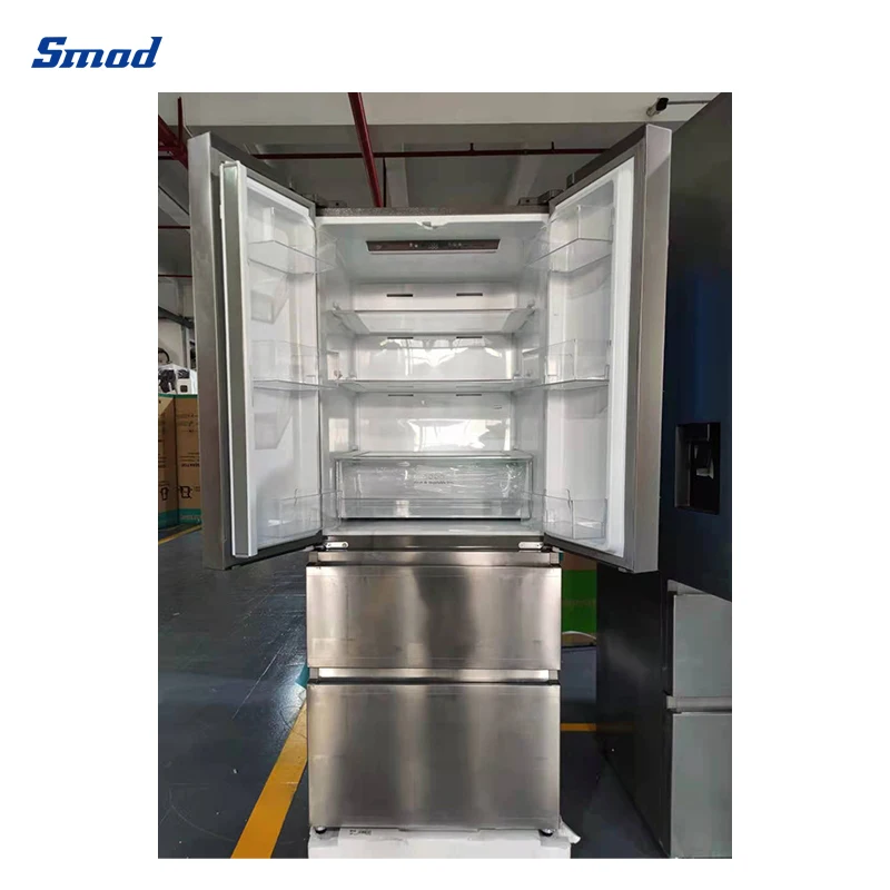 French Door 430L 4 Doors Frost Free Refrigerator With Optional Water Dispenser