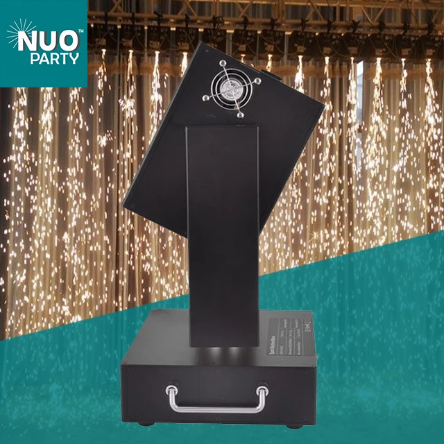 New products 750w indoor/outdoor move-head DMX cold spark fountain machine for wedding stage effects moving fireworks