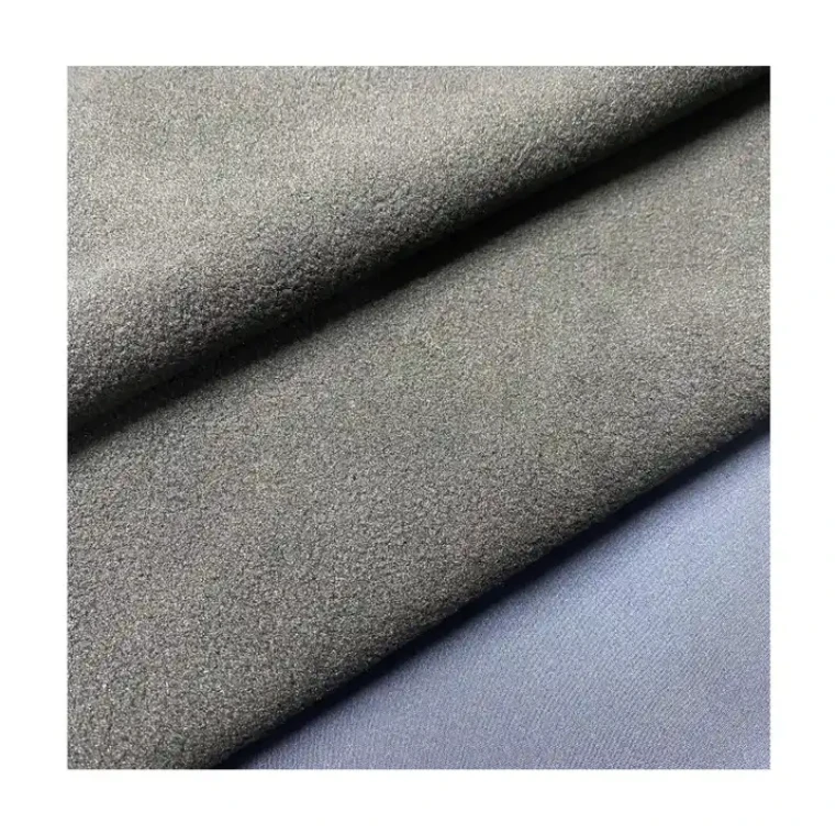Customized 4 Way Spandex Pongee 3 in 1 Polar Fleece Laminated Boned Film Softshell Polyester Fabric PES Elastane EA Stretch