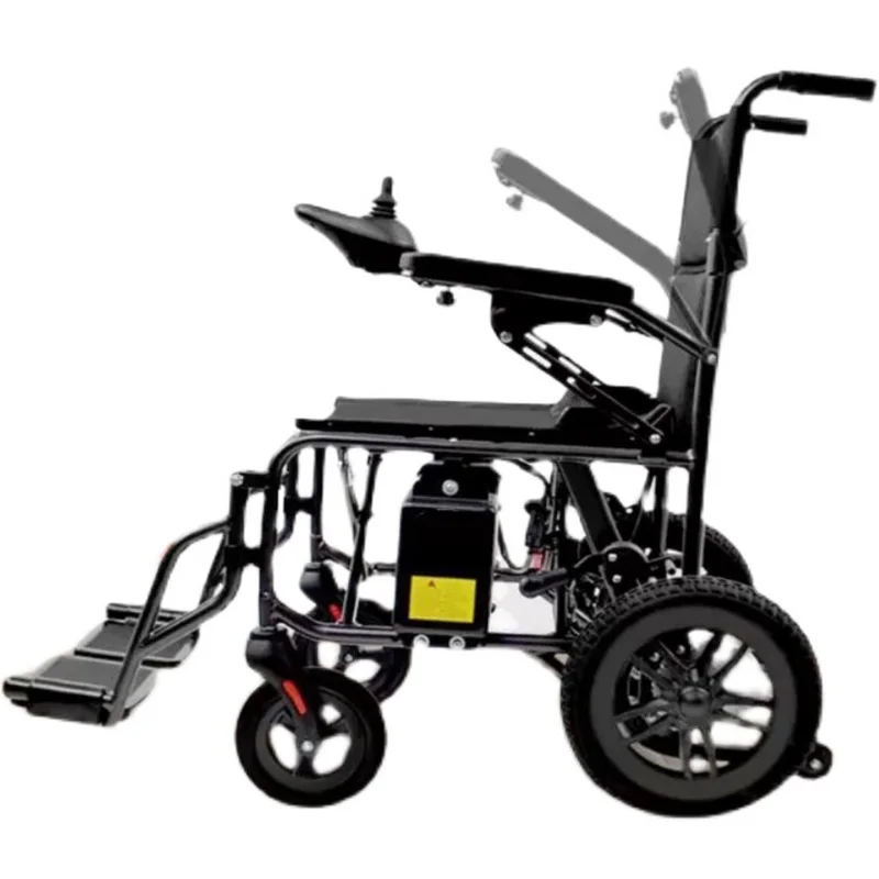 High strength electric wheelchair for disabled people 20 A 30-35km lightweight folding wheelchair for elderly people