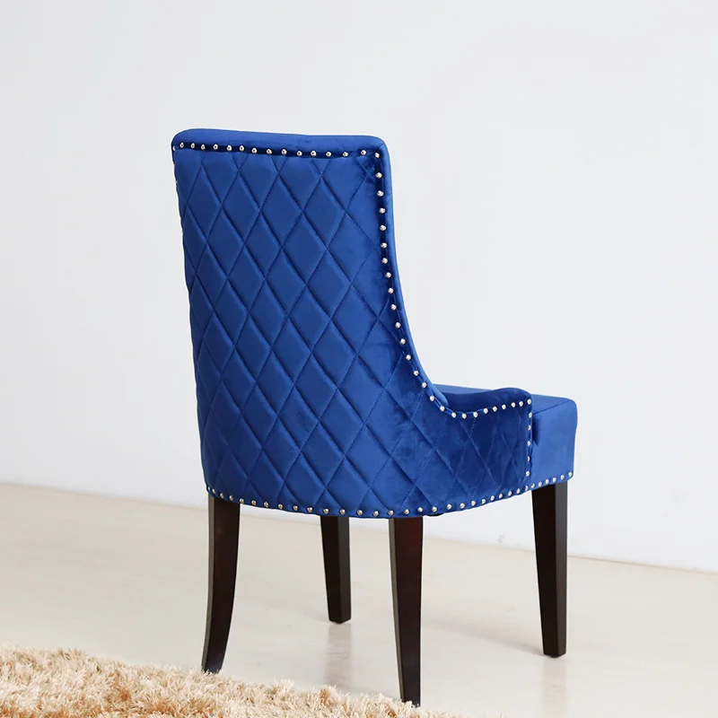 
Modern Custom armchair pink Living Room Chair Velvet Comfortable Dining Chair 