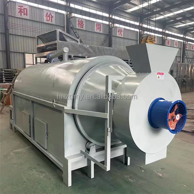 Factory direct sales rotary drum Grain dryer dryer, efficient continuous rotary drum dryer