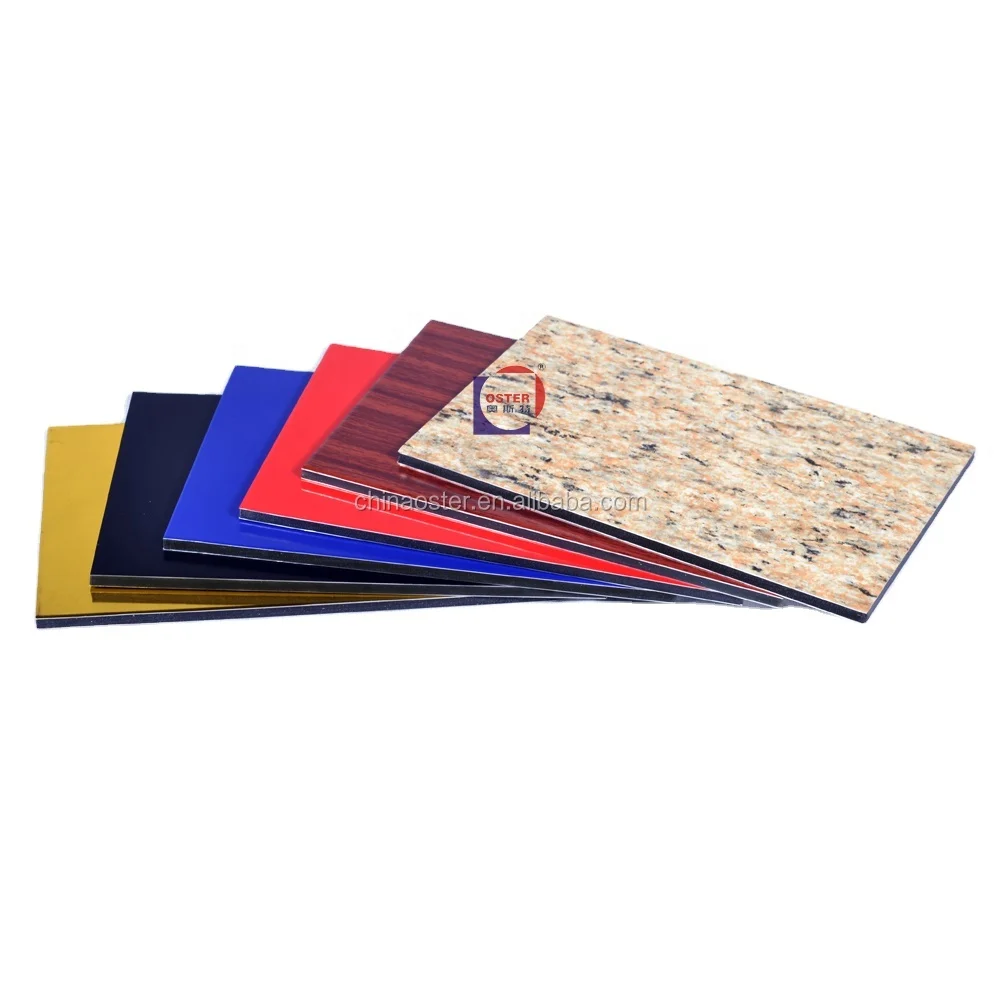 Modern Design Wood Interior/Exterior Wall Panels for Construction Aluminum Composite with Concrete Wood Anodized PVDF PE Coated