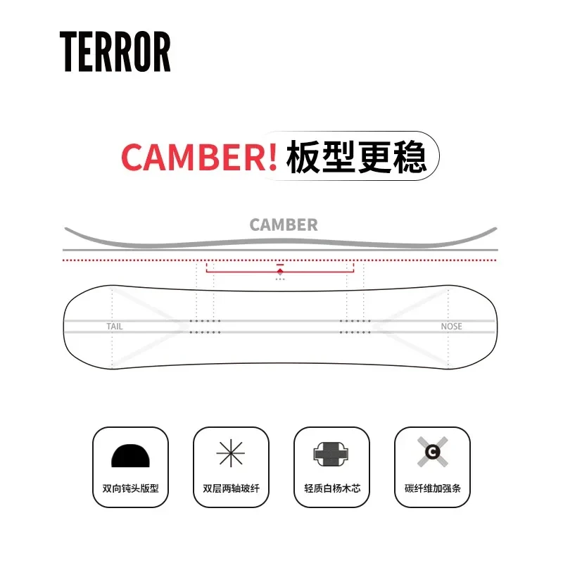 Commander Adult Freestyle All-Mountain Snowboard Set: Professional snowboard gear for men and women.