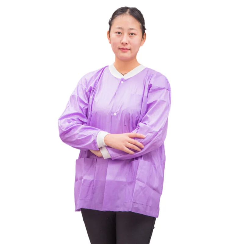 Disposable Isolation Gown Level 2-4 Blue Medical Work Wear PPE Coveralls Water Resistance Gowns Safety Clothing