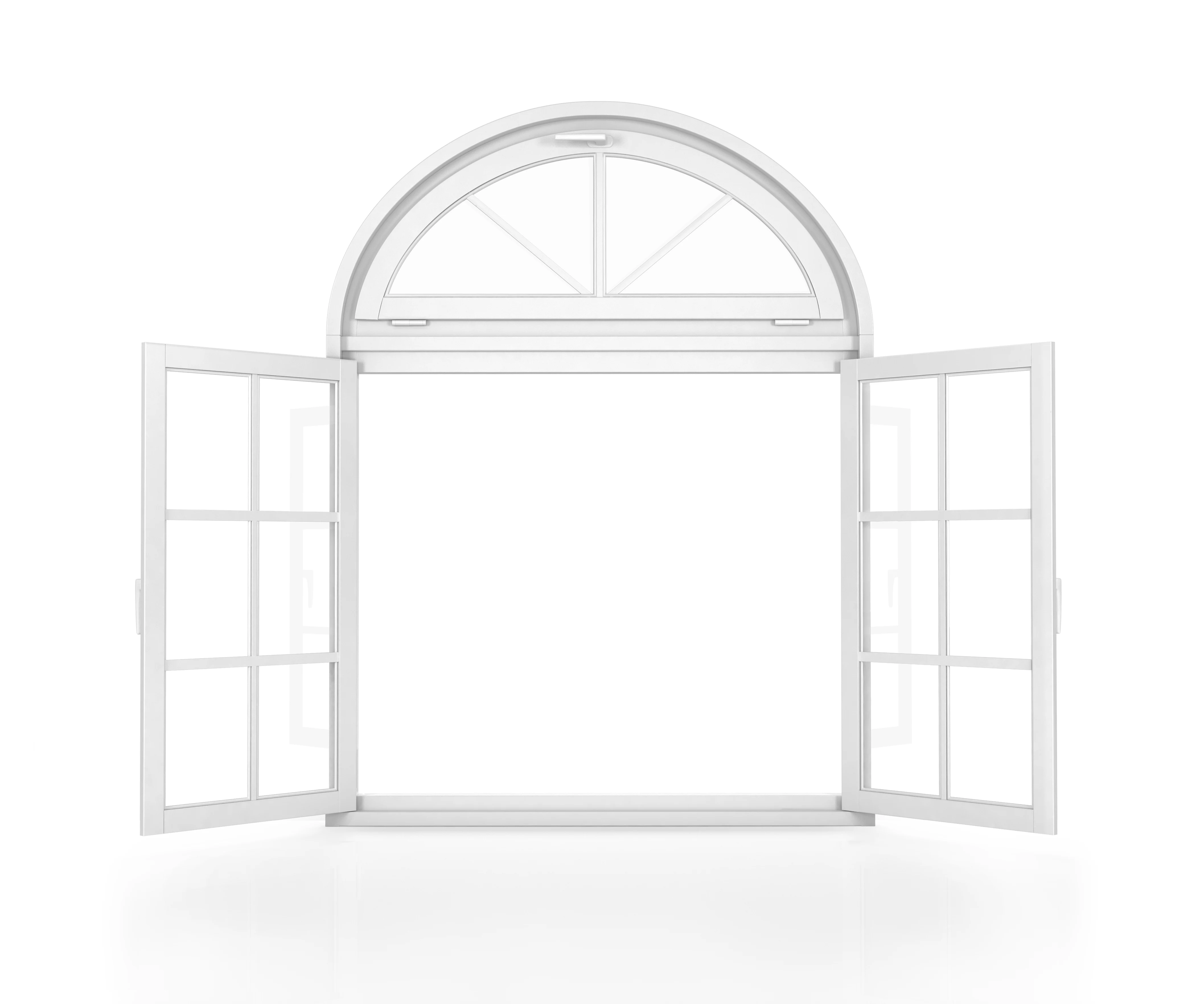 Arch Wood Windows Solid Custom Window Swing Wooden Window