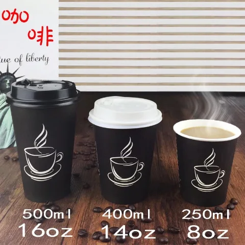 ECO friendly wholesale food grade raw custom logo printed disposable single wall paper cups for hot coffee