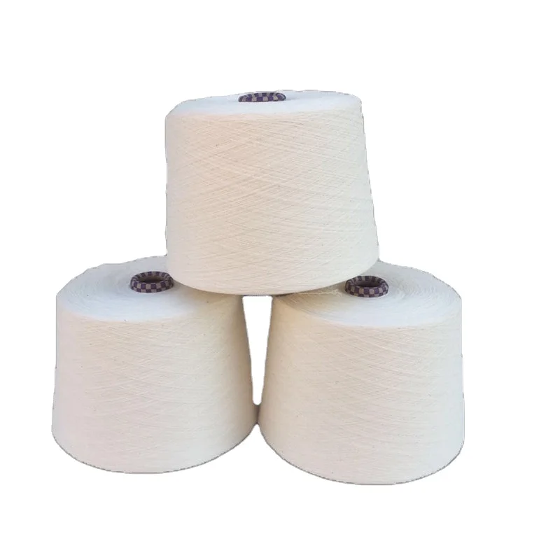 wholesale compact COTTON YARNS NE 20/1 - 24/1 - 30/1 - 36/1 - 40/1 COMBED RING YARNS PARAFFIN FOR KNITTING