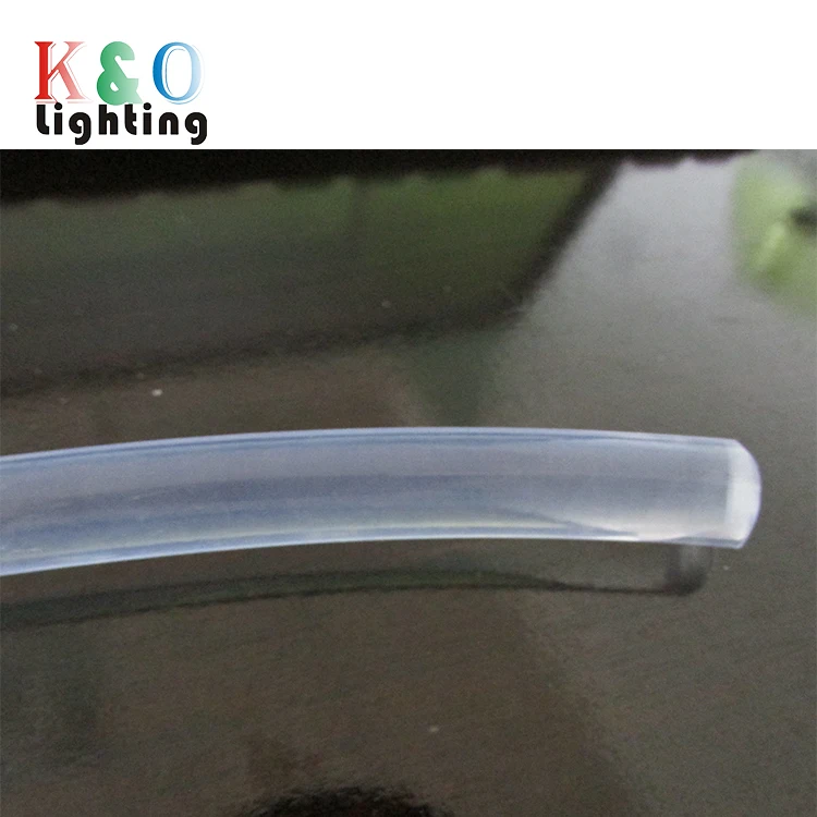 Pool perimeter lighting decoration solid core side glow fiber optic