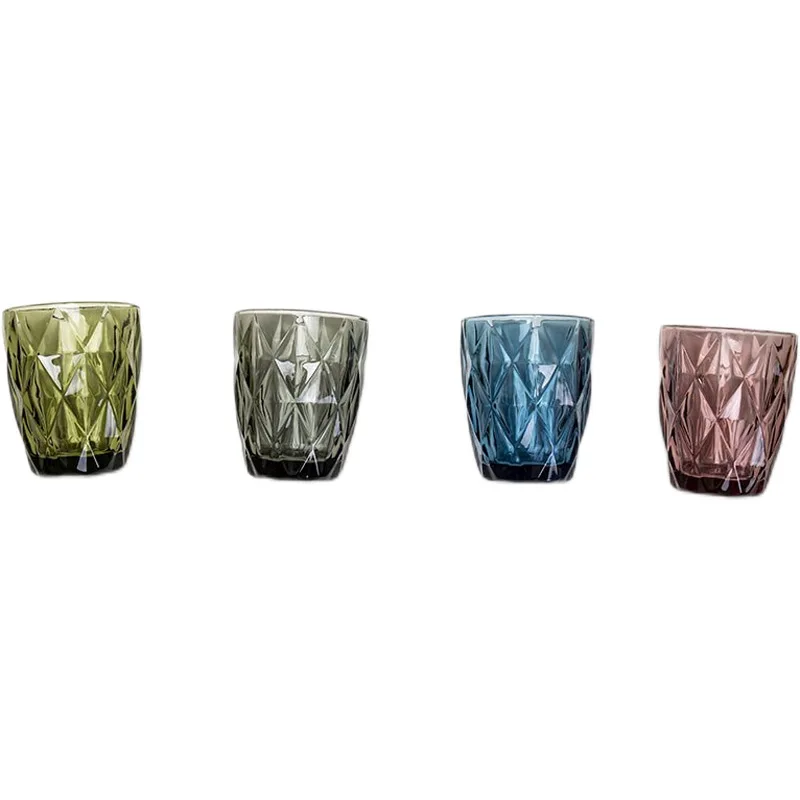 Hot Selling Solid Lead Free Colorful Whiskey Crystal Bar Glass
