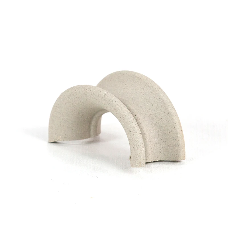 High Temperature Resistance Porcelain Saddle Random Packing Ceramic Intalox Saddle Ring