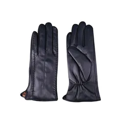 Beautiful Lambskin Winter Leather Gloves High Quality Wholesale Women Fashion Real Driving Gloves for ladies