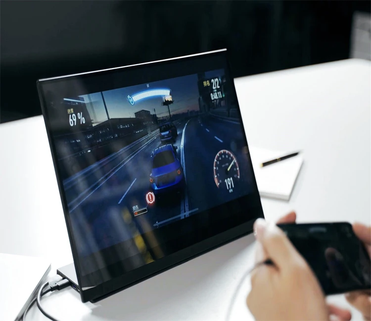 Портативный монитор 17,3 дюйма, 240 Гц, переключатель высокого обновления, внешний экран PS5, расширение для ПК