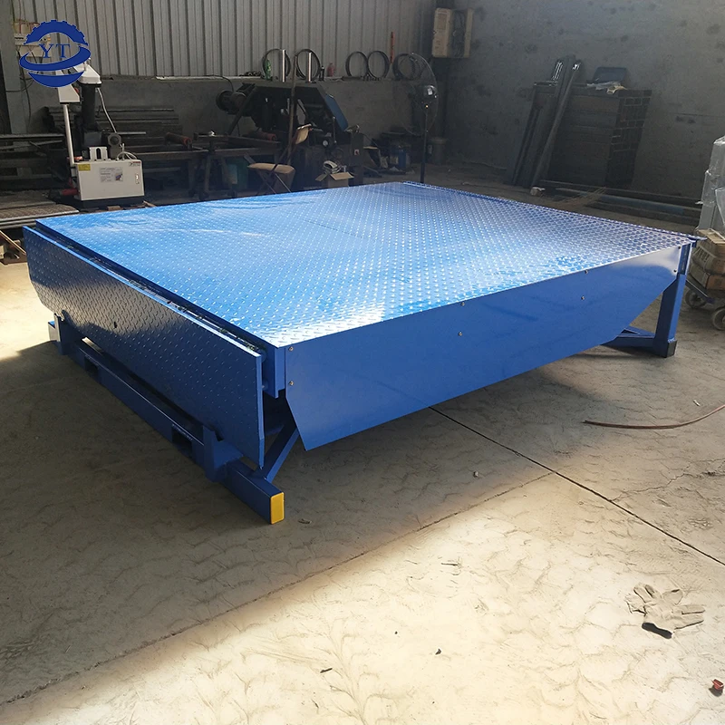 Adjustable fixed container electro load platform automatic fixed telescopic dock leveler