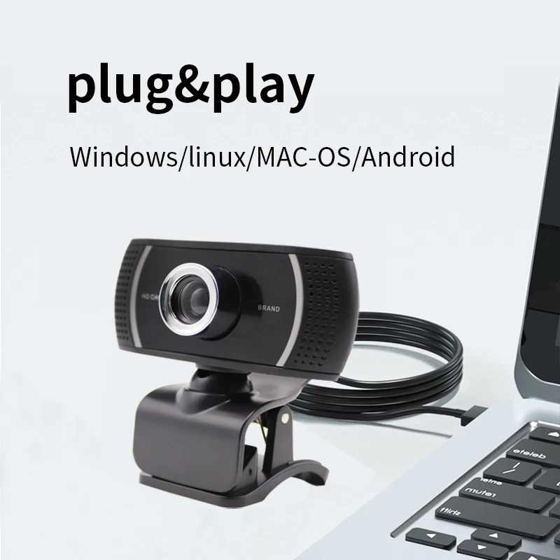 Smart 60fps Full HD USB PC Web Cam Camera 1080p AI Auto Tracking Webcam