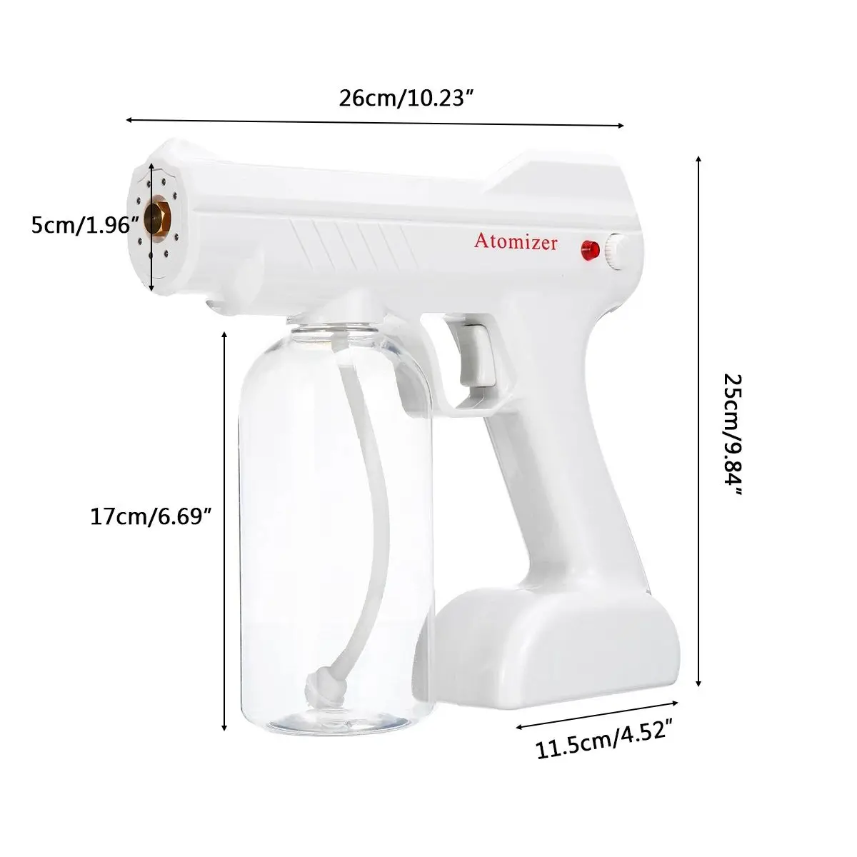 Electric Wireless Nano Sprayer Machine Blue Light Spray Gun Sanitiser Disinfection Steam Atomizer Nano Spray Gun