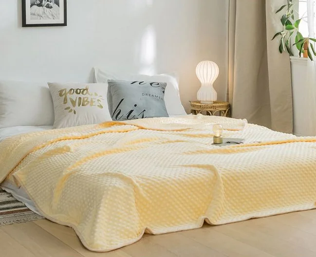 
Doudou Blanket Comfort Super Soft Baby Blanket With Dot Wrap Stroller Blanket Infant Quilt Warm For Kids 