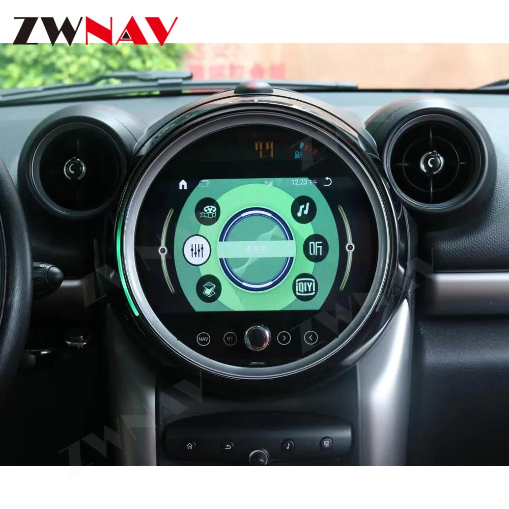 ZWNAV Touch Screen Android 12 Car DVD Player GPS Navigation With Carplay Stereo Radio For BMW Mini Car Video Player