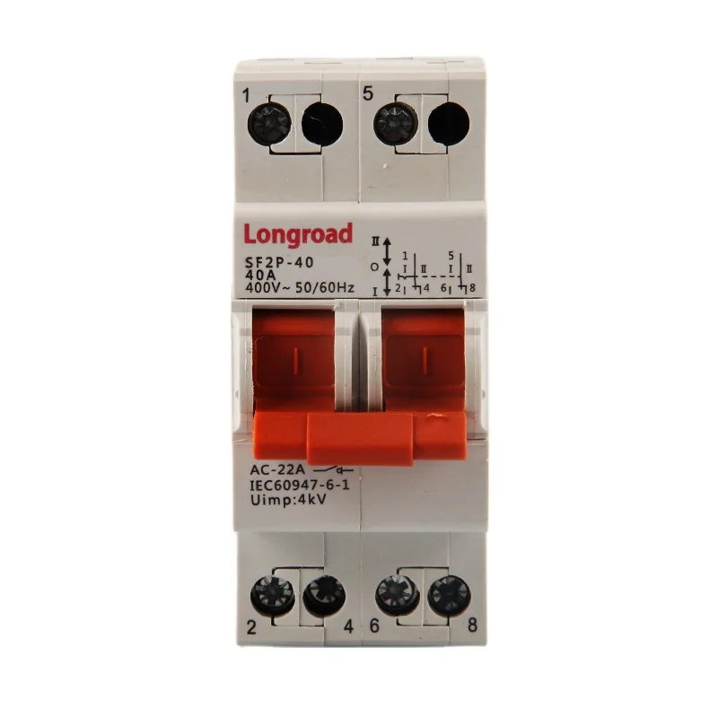 Din-рейка монтажный миниатюрный переключатель переключения для электрического оборудования