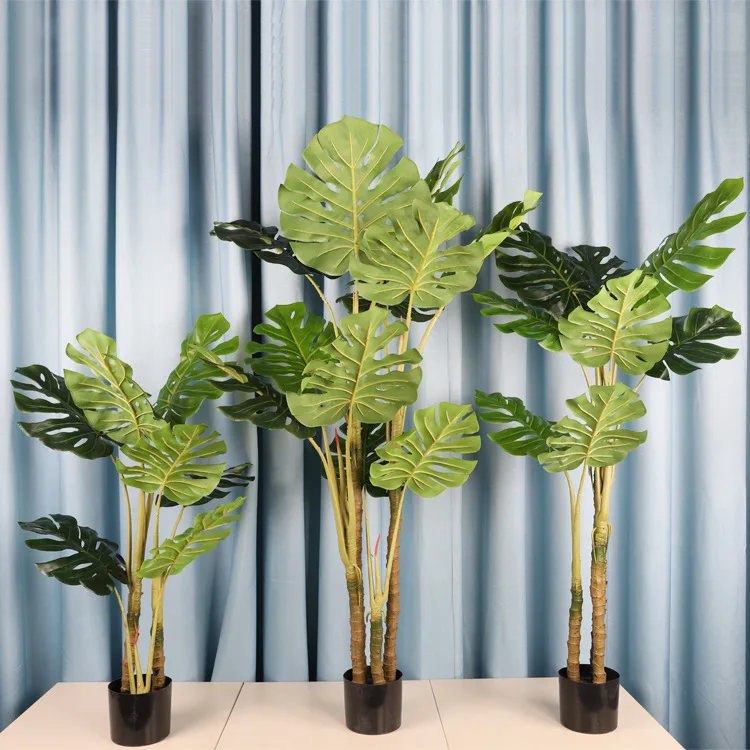 Q055 Wholesale Artificial Bonsai Green Plants Olive Tree  Artificial Tree Green Plants Indoor Home Decor Bonsai  For Outdoor