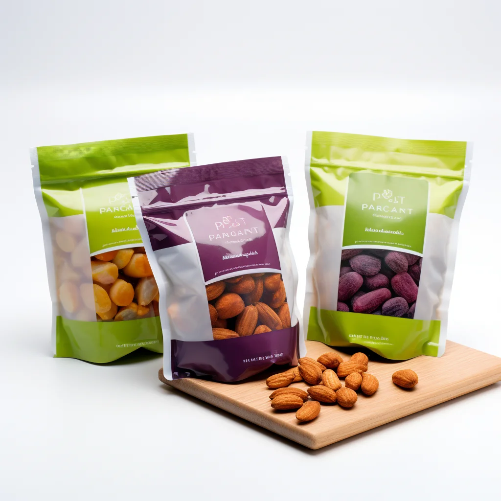 Resealable Zipper Food Packaging Printing Plastic Clear Customized Package Recyclable Pouch Custom Digital Print Stand Up