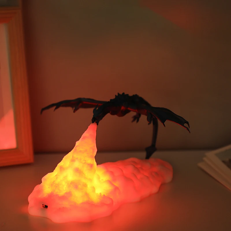 
3D Print LED Night Light Fire-breathing Dragon Table Lamp Space Shuttle Rocket Lamp USB Rechargeable Bedside Lights for Children 3D Print LED Night Light Fire-breathing Dragon Table Lamp Space Shuttle Rocket Lamp USB Rechargeable Bedside Lights for Child