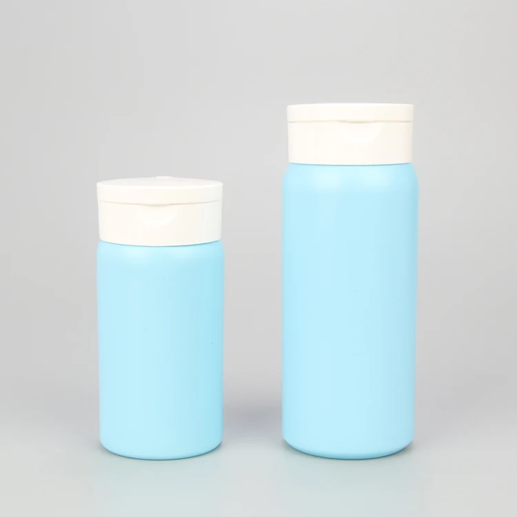 Cosmetic Hdpe Bottle 30ml 50ml 200ml Flip Lid For Easy Carrying Plastic Baby Talcm Talc Protein Powder Shaker Soft Squeez Bottle