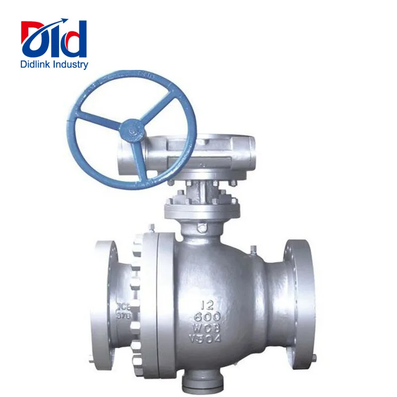Cast Steel WCB DN50 PN16 Flanged Manual Operated Black Body Ball Valves