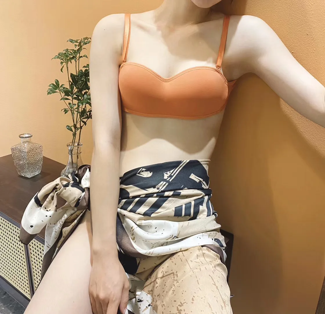 for ladies half cup invisible adhesive strapless u shaped bra for evening dresses