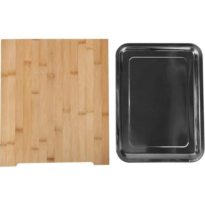 Eco Friendly Bamboo cutting board Top Seller stainless steel Chopping Board with drawers drip tray