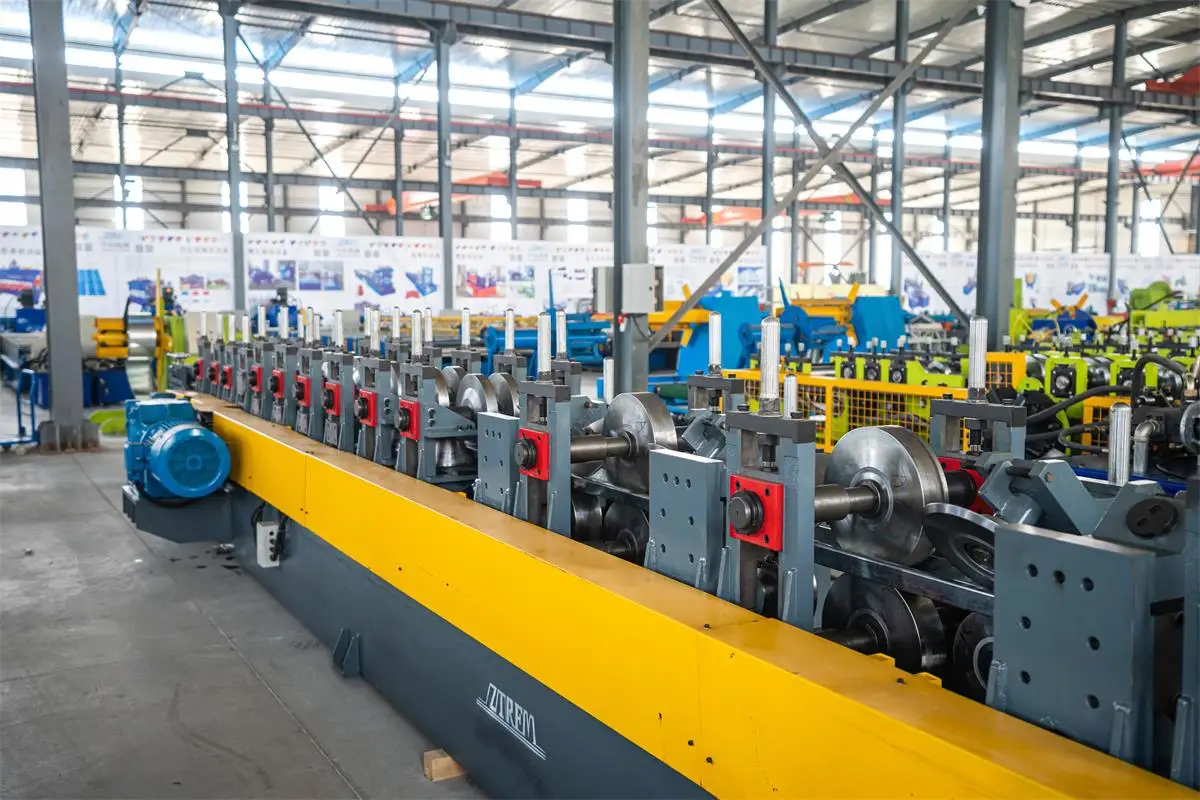 ZTRFM80-300 Automatic C purlin Steel CZ purlin  roll forming machine for solor panel structure