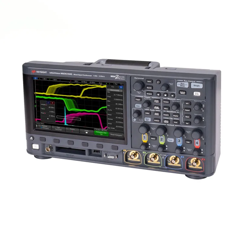 Keysight MSOX3054G mixed-signal oscilloscope: bandwidth of 500 MHz, 4 analog channels and 16 digital channels