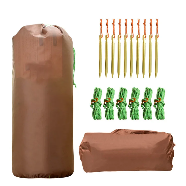 Double-Layer Portable Outdoor Car Rear Tent Outdoor Camping 2 Person Canopy Tent Outdoor